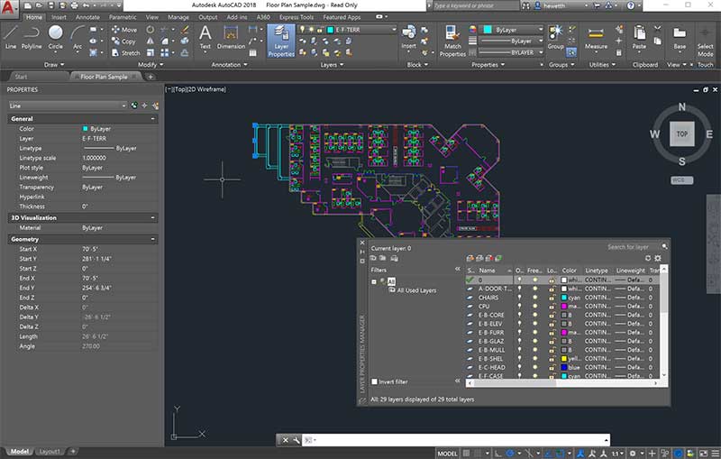 AutoCAD 2018 32/64 Bits Ingles